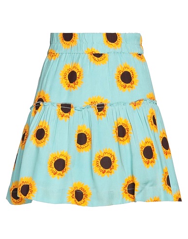 COMPAÑIA FANTASTICA Mini skirt Sky blue 100% Viscose