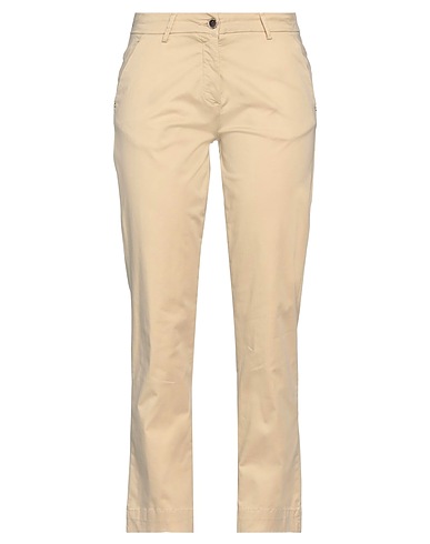 YES ZEE by ESSENZA Casual pants Beige 98% Cotton, 2% Elastane