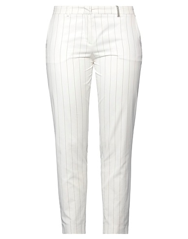 FABIANA FILIPPI Casual pants White 86% Cotton, 14% Polyamide