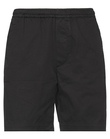 GRIFONI Shorts & Bermuda Black 98% Cotton, 2% Elastane