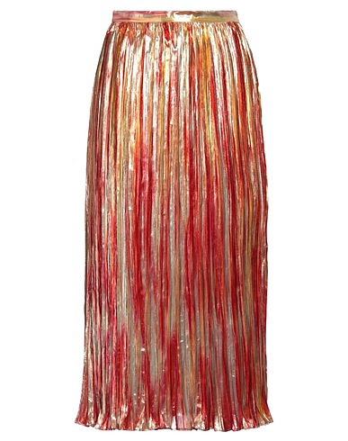 ROCHAS Midi skirt Orange 100% Polyester