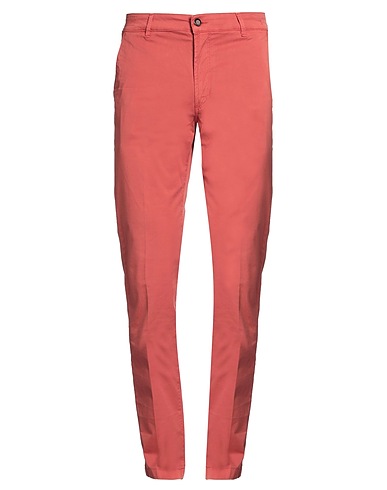CAMOUFLAGE AR AND J. Casual pants Brick 95% Cotton, 5% Lycra®
