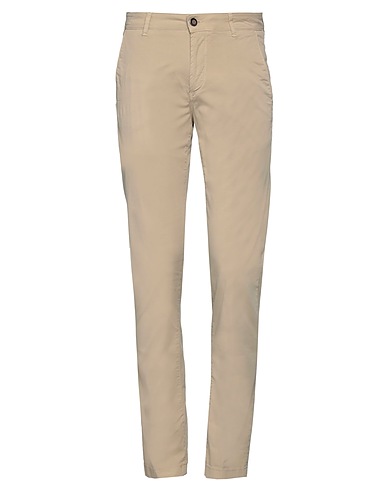 CAMOUFLAGE AR AND J. Casual pants Sand 95% Cotton, 5% Lycra®