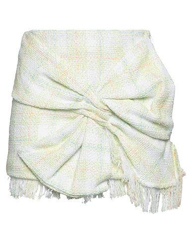 AINEA Minirock Säuregrün 60% Baumwolle, 20% Polyester, 10% Acryl, 10% Andere Fasern