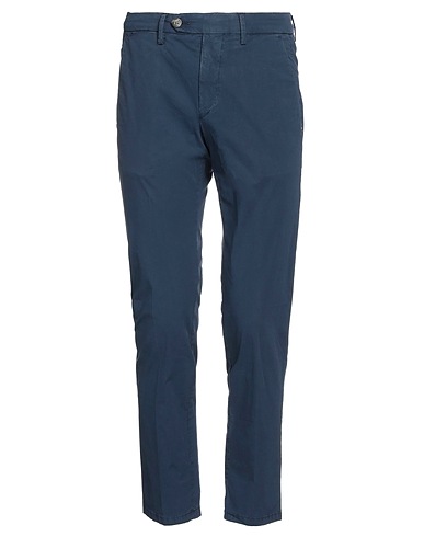 MICHAEL COAL Casual pants Navy 97% Cotton, 3% Elastane