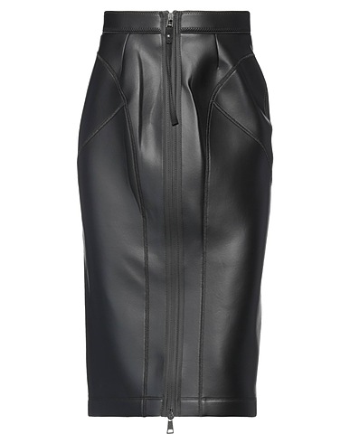 N°21 Midi skirt Black 50% Viscose, 47% Polyester, 3% Elastane, Polyurethane