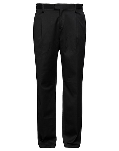 NEIL BARRETT Casual pants Black 98% Cotton, 2% Elastane