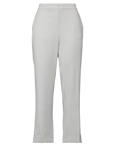 ELENA MIRÒ Casual trouser Grey 96% Viscose, 4% Elastane