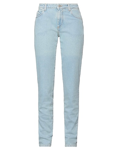 THE ATTICO Denim pants Blue 98% Cotton, 2% Elastane
