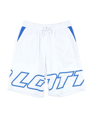 LOTTO Pantalone felpa Bianco 80% Cotone, 20% Poliestere