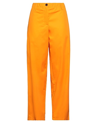 MSGM Pantalone Arancione 100% Cotone