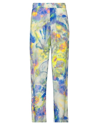 MSGM Casual pants Lime green 100% Viscose