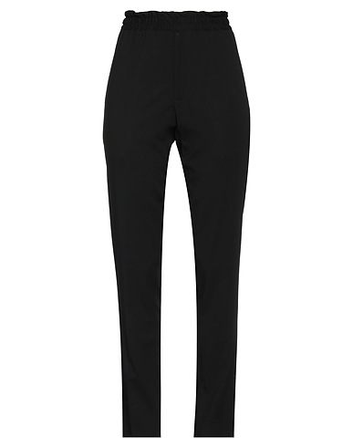ANGEL HOUSE Casual trouser Black 64% Polyester, 34% Viscose, 2% Elastic fibres