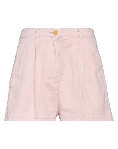 FORTE_FORTE Denim shorts Light pink 71% Cotton, 29% Hemp