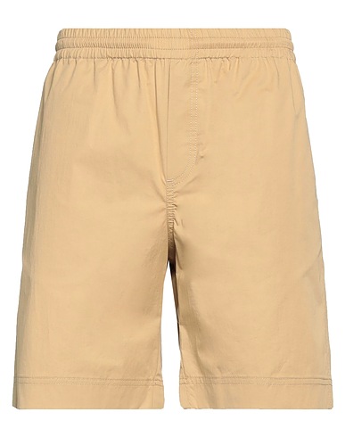 MSGM Shorts & Bermuda Beige 97% Cotone, 3% Elastan