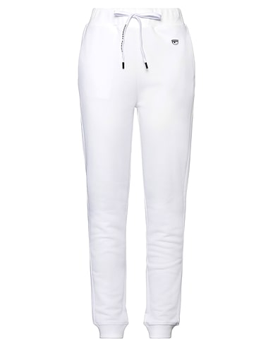 CHIARA FERRAGNI Casual trouser BIANCO 100% Cotton