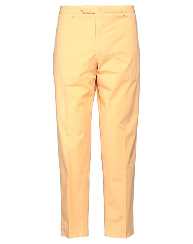 SANTANIELLO Casual trouser Apricot 97% Cotton, 3% Elastane