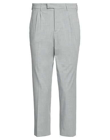 NEIL BARRETT Casual trouser Light grey 65% Polyester, 28% Viscose, 7% Elastane