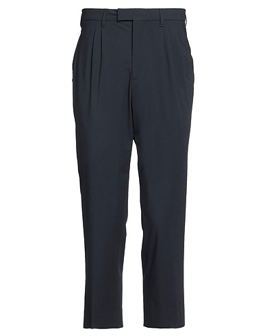 NEIL BARRETT Pantalone Blu notte 65% Poliestere, 28% Viscosa, 7% Elastan