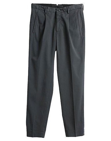 INCOTEX Casual pants Charcoal 97% Cotton, 3% Elastane