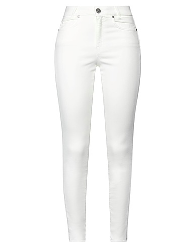 GAëLLE Paris Pantaloni jeans Bianco 90% Cotone, 6% Elastomultiestere, 4% Elastan