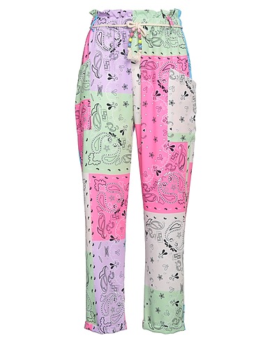 SHOPART Casual trouser Fuchsia 97% Polyester, 3% Elastane