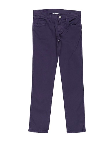 NOLITA Casual trouser Purple 98% Cotton, 2% Elastane