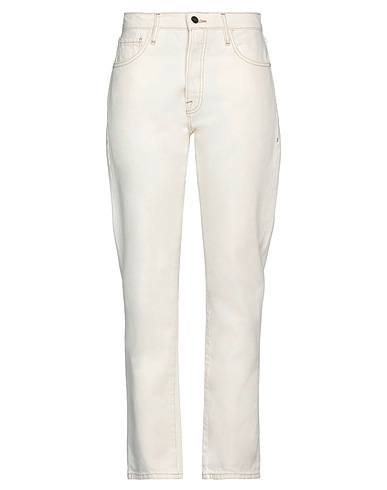 FRAME Denim pants Ivory 100% Cotton