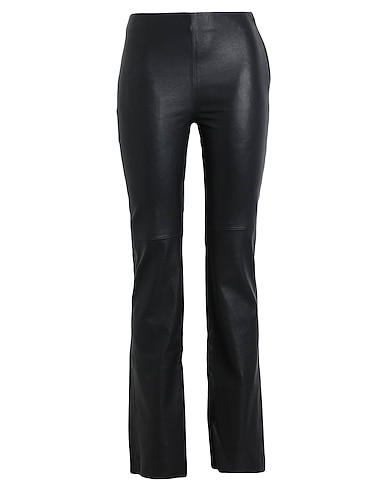 ARKET Casual pants Black 100% Soft Leather