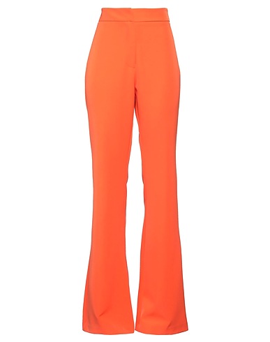 SILENCE LIMITED Casual trouser Orange 95% Polyester, 5% Elastane