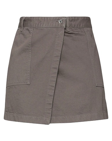GRIFONI Mini skirt Khaki 100% Cotton