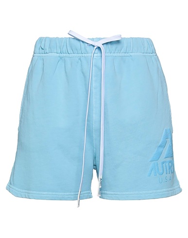 AUTRY Shorts & Bermuda Sky blue 100% Cotton