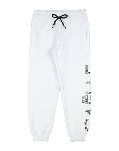 GAëLLE Paris Casual trouser White 95% Cotton, 5% Elastane