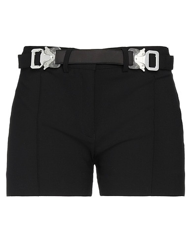 1017 ALYX 9SM Shorts & Bermuda Nero 53% Poliestere, 43% Lana Vergine, 4% Elastan