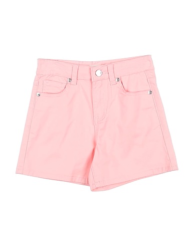 VICOLO Denim shorts Pink 97% Cotton, 3% Elastane