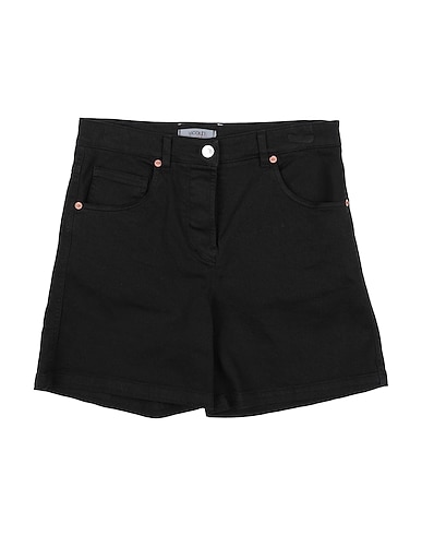 VICOLO Shorts Schwarz 97% Baumwolle, 3% Elastan