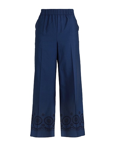 P.A.R.O.S.H. Casual trouser Midnight blue 100% Cotton