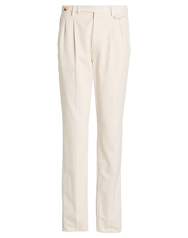 BRUNELLO CUCINELLI Casual pants Ivory 100% Cotton