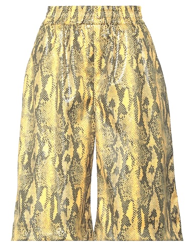 MSGM Pantalone Giallo 100% Poliestere