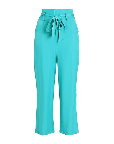 UR INK Casual pants Turquoise 100% Polyester