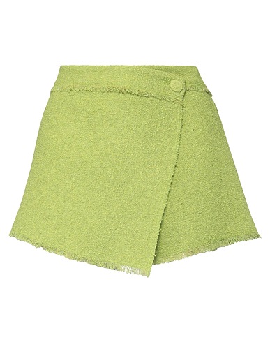 MSGM Shorts & Bermuda Lime green 65% Cotton, 30% Polyester, 5% Other Fibres