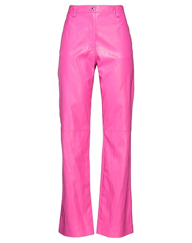 MSGM Casual pants Fuchsia 65% Viscose, 20% Polyester, 12% Cotton, 3% Metallic fiber