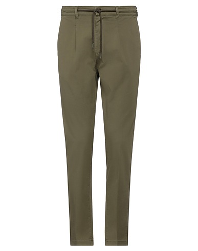 CRUNA Casual pants Military green 100% Cotton