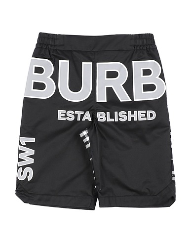 BURBERRY Shorts & Bermuda Black 100% Cotton