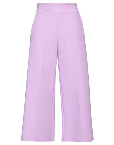 MSGM Casual pants Lilac 84% Polyester, 10% Viscose, 6% Elastane