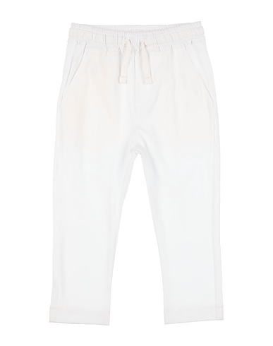 MANUEL RITZ Pantalone Bianco 100% Cotone