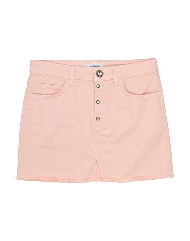 DONDUP Denim skirt Pink 92% Cotton, 6% Elastomultiester, 2% Elastane