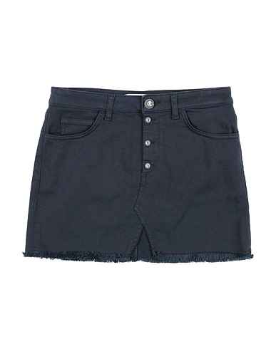 DONDUP Denim skirt Navy 92% Cotton, 6% Elastomultiester, 2% Elastane