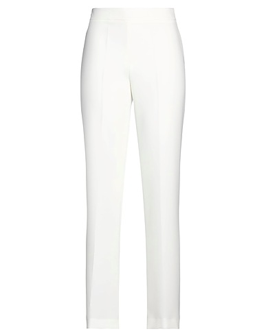 CLIPS Casual trouser Ivory 91% Polyester, 9% Elastane