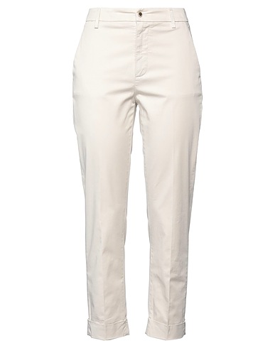 DONDUP Casual pants Light grey 97% Cotton, 3% Elastane